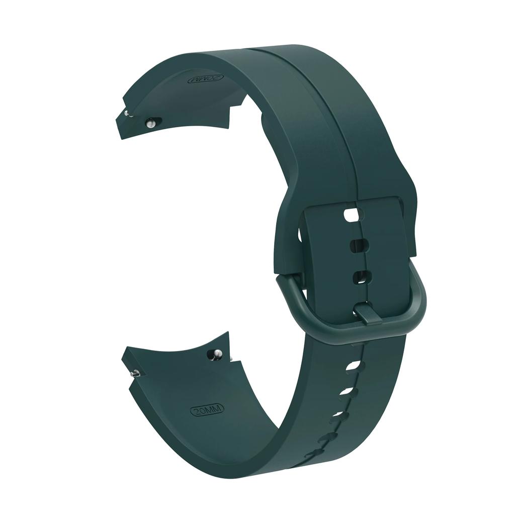 Silicone Strap For Samsung Galaxy Watch 7/6/5/4 40mm 44mm Color tonal buckle bracelet For Galaxy 6 Classic 43mm 47mm 5 Pro Belt