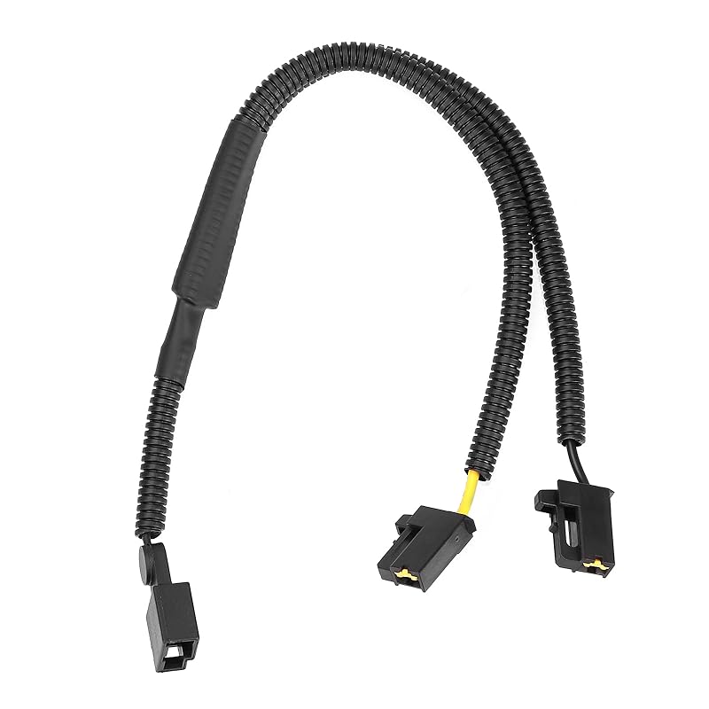 Car Horn Wiring Harness Pigtail Socke, 1 to 2 Horn Adapter Connector Y Type Horn Special Plug Wiring Kit Compatible with Toyota Car Truck Horn Plug Toyota