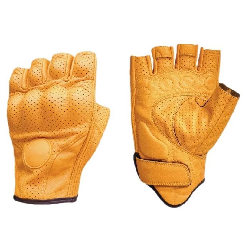 

Yining Retro Half-Finger Motorcycle Riding Gloves L