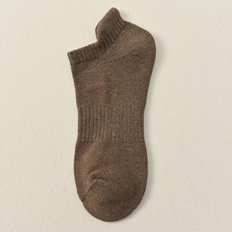 5 Pairs of Women's Autumn and Winter Thick Hair Ring Sweat Absorbent Sports Ear Lifting Ankle Socks