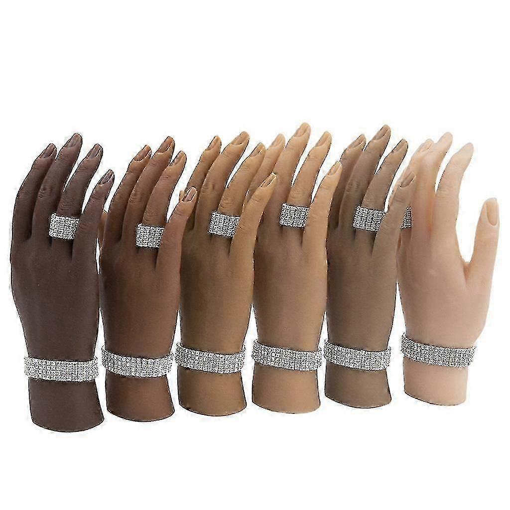 2025 Übungshand für Acrylnägel Flexibel & Verstellbar Hand E links