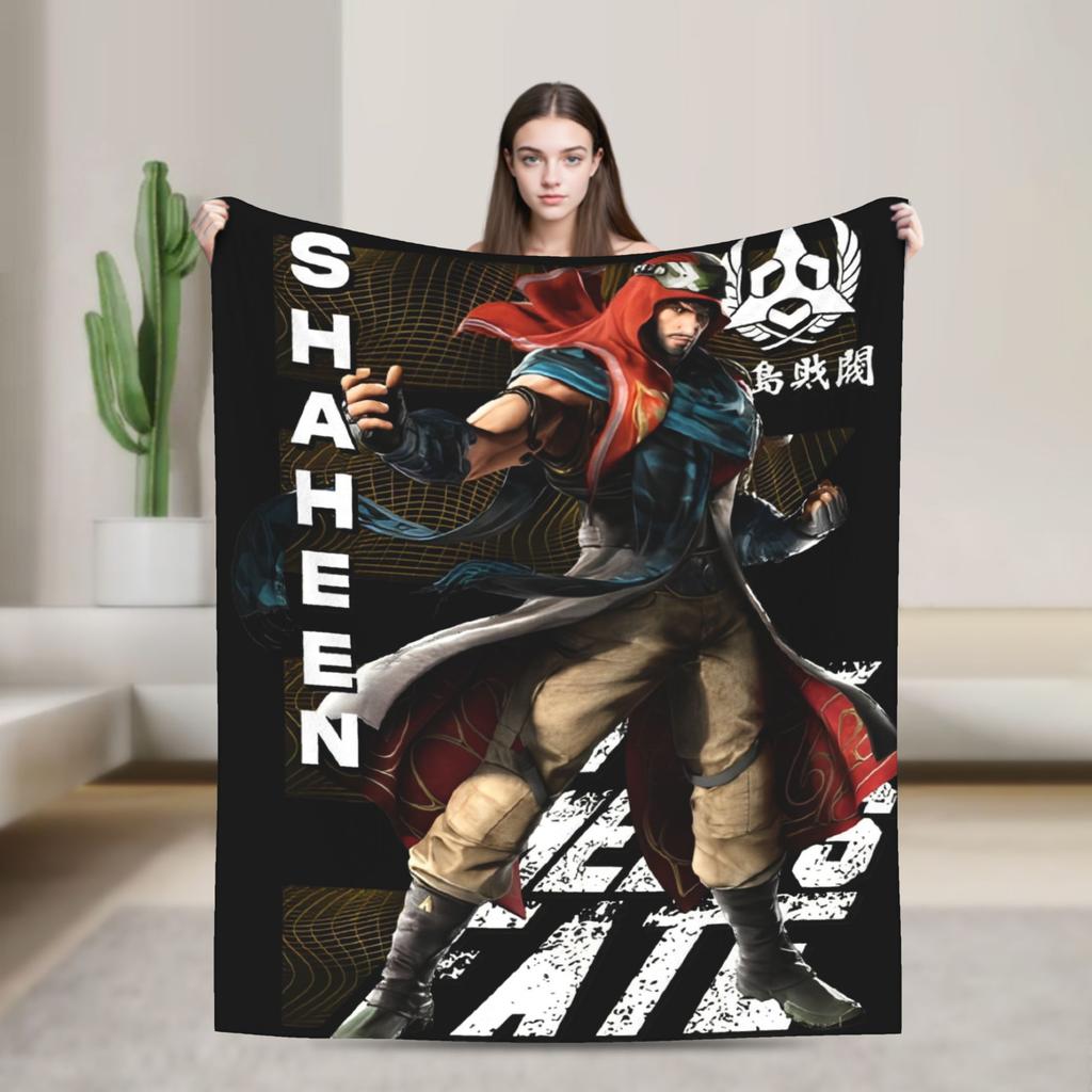 Tekken 8 King Fighting Game Blankets Flannel Ultra-Soft Throw Blankets for Outdoor Travel Bed Rug