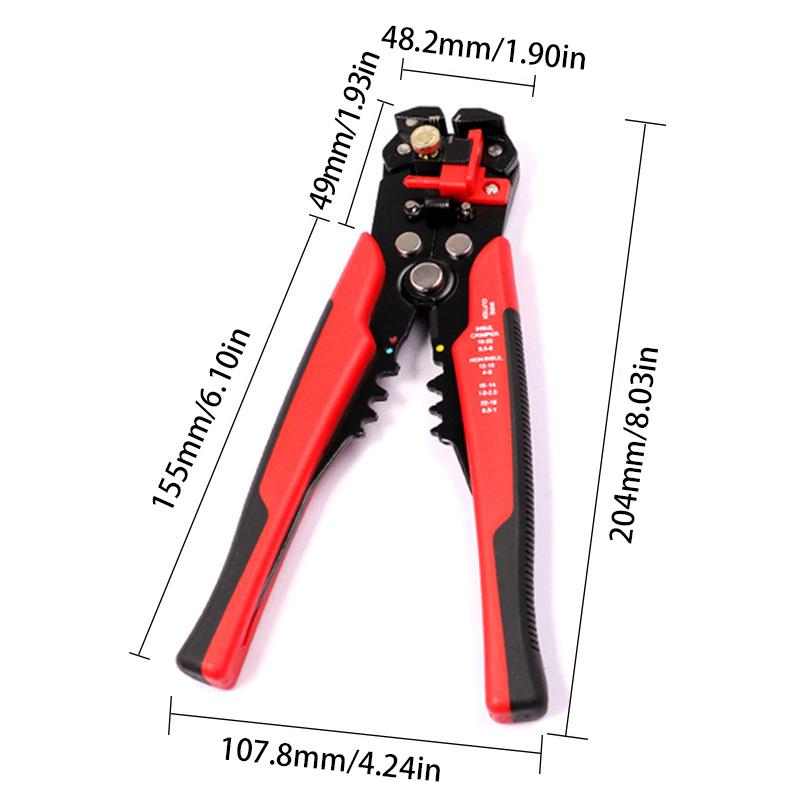 

1шт кабельный резак для зачистки проводов автоматический двойной лезвий коаксиальный инструмент для зачистки проводов обжимной кабельный резак