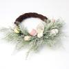Easter Egg Wreath- Spring Artificial Front Door& Wall Hanging Decor, Garden Style Holiday Wreath for Easter& Valentine's Day