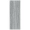 Console Table Grey Sonoma 78 x 30 x 80 cm Particleboard