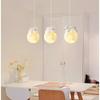Nordic Minimalist Little Bear LED Pendant Lights Bedroom Bedside Children's Room Chandelier Home Decoration Hanging Lamp Fixture