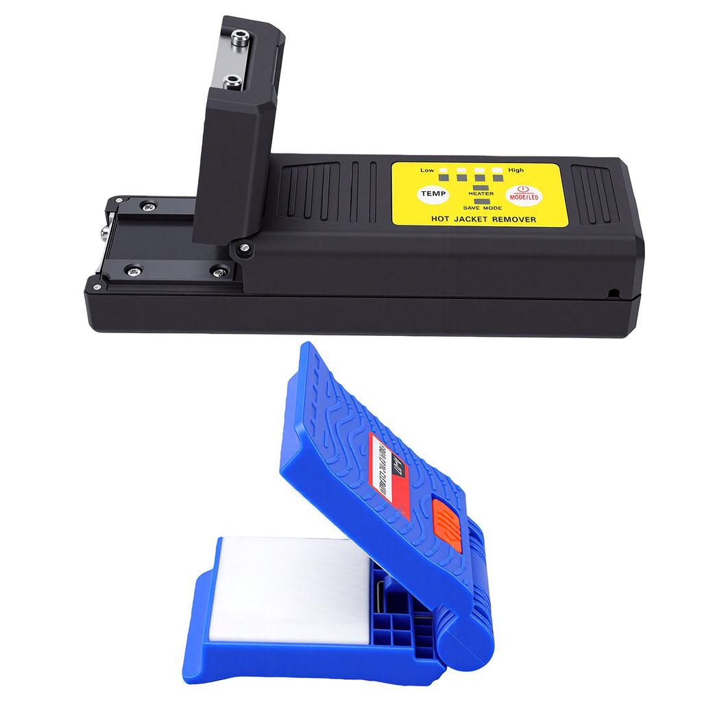 Fiber Optic Thermal Stripper and Cleaning Clip Auto Heating Stripping Tool for 1 48 Cores Bare Ribbon Bundle Fibers 2