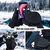 Guanti Invernali Convertibili Mitten con Patta Caldo Pile Polare per Corsa Invernale, Pittura, Messaggistica, Fotografia per Uomo Donna