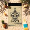 New Orleans Saints (19) Theme Beach Towel Sand Resistant Soft And Comfortable Suitable For The Pool Camping Yoga And Diving A Travel