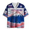 2026 Summer Mount Fuji Retro Cosplay T-shirt Men's Oversized 3D Printed Short-sleeved Family Unisex Children's Sports Shirt
