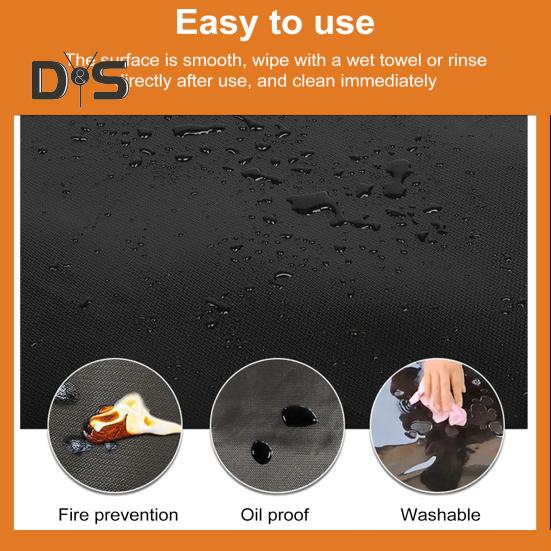 Fireproof Heat Shield Grill Mat for Wall Behind Grill Protect Deck Fence from Grill Heat Stove Wall Protector Fridge BBQ Mat Accessories for