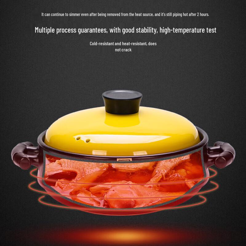 Huameiguan 3,2L Hochtemperatur Keramik-Emaille-Topf