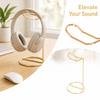 Headphone Stand, Desktop Headset Holder and Display Rack for Home Desk Organization