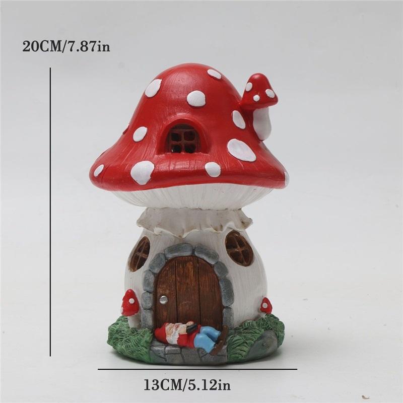 Solar Energy Mushroom Lamp Garden Homestay Yard Balcony Landscaping Layout Outdoor Courtyard Decoration Outdoor Garden Decoration