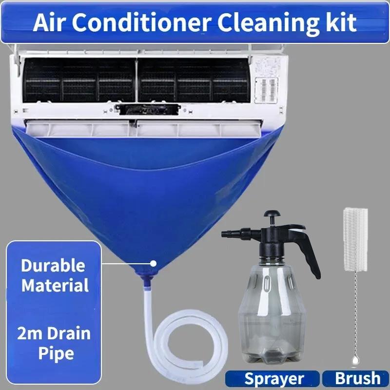 1/3/8ks sáček na čištění klimatizace Vodotěsný odtok pro mytí potrubí pro vypouštění vody z klimatizace Ac Cleaning Kit Aircon Clea