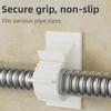 10Pcs Plastic Wire Clamp Holders Self-Adhesive Cable Tie Mounts  Electronics Cord Organization