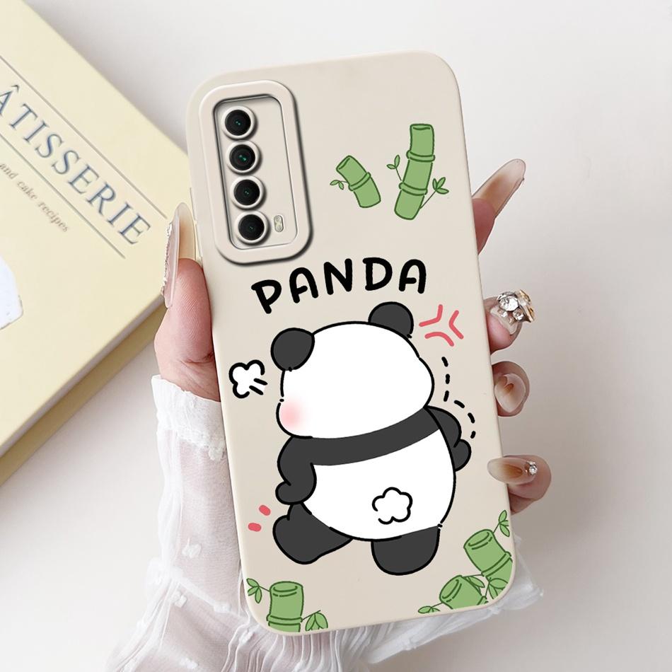 Für Huawei P Smart 2021 Hülle Huawei Y7a PPA-LX3 PPA-LX2 PPA-LX3 Süßer Panda Hase Weiches Silikon Stoßfeste Handyhüllen