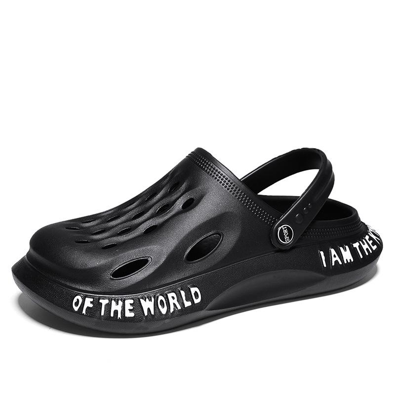 Chaussures de Jardin Noix de Coco à Bout Fermé pour Homme – Semelle Souple, Respirantes, Sandales et Pantoufles Tendance Tout-Allant pour la Plage.