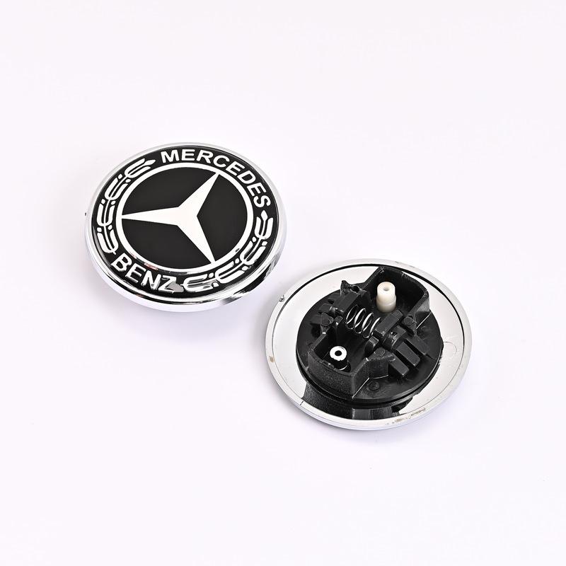 Bilklistremerke 57 mm Bilpanseremblem Merke Panseremblem Klistremerker For Mercedes Benz Brabus AMG W124 W140 W163 W202 W203 W204 W210 W2