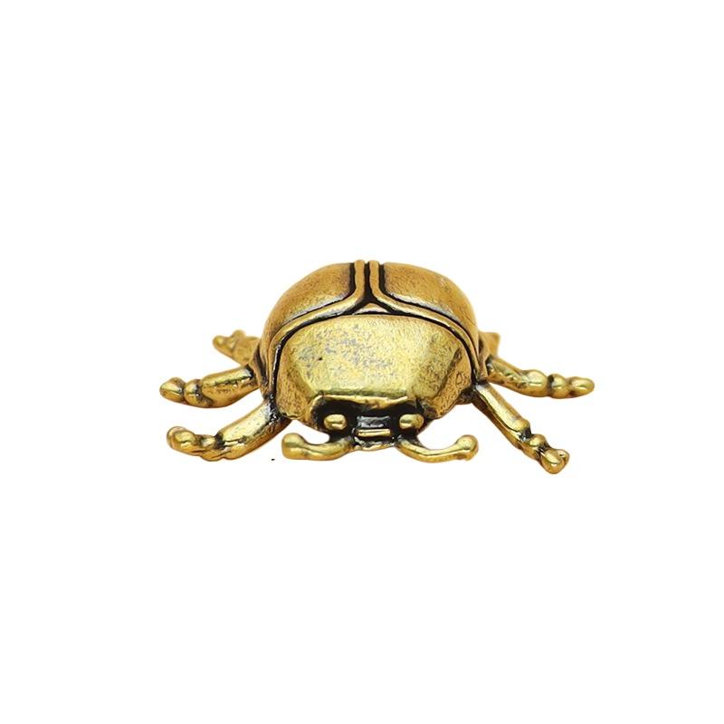 Desktop Small Ornament Home Decoration Solid Brass Insect Beetles Figurines Collection 1 Piece Funny Ant Scorpion Crafts