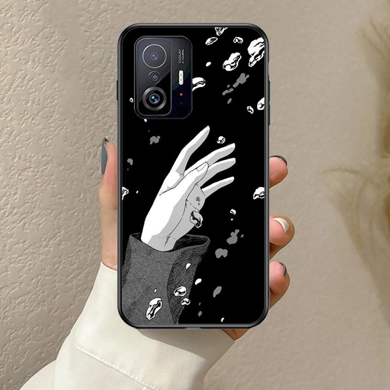 Anime Aesthetic Black Funda For POCO F5 F3 M5s C40 F4 GT X3 X4 X5 Pro Case For Xiaomi 12 13 Lite 11T 12T Pro 12X