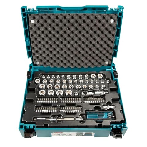 Makita 120-piece maintenance set in Makpac case E-08713