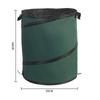 Foldable Oxford Cloth Autumn Leaves 55x66 Pop-Up Trash Can for Barbecue
