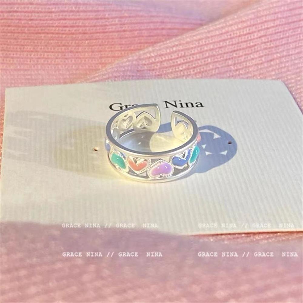 Popular Women's Ring Gold Brushed Double-layer Cross Star Ring Women's Niche Design Exquisite Retro Index Finger Ring 2026 New Explosion