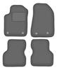 Velour Graphite Car Mats For: Alfa Romeo Giulietta Hatchback (2010-2020)