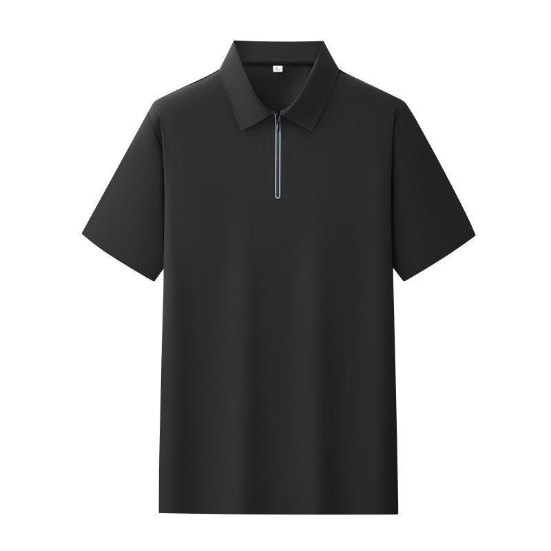 Durable Breathable Seamless POLO Logo Business Workwear Lapel T-shirt for Summer