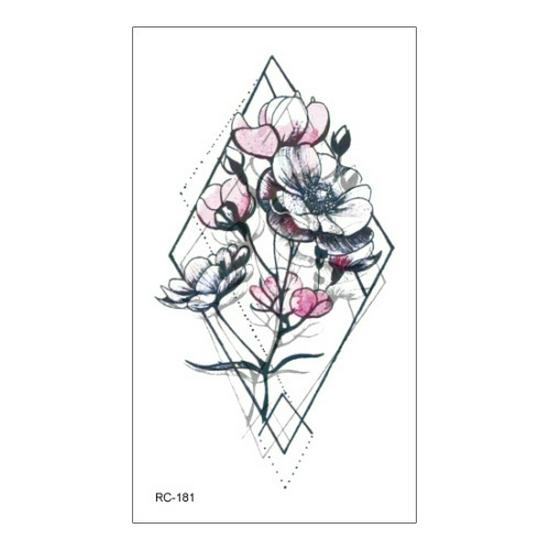 Waterproof Gradient Color Cartoon Temporary Tattoos for Men & Women