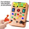 Cross-Border Montessori LED Busy Board: Interactive Circuit & Socket Toy for Early Childhood Education
