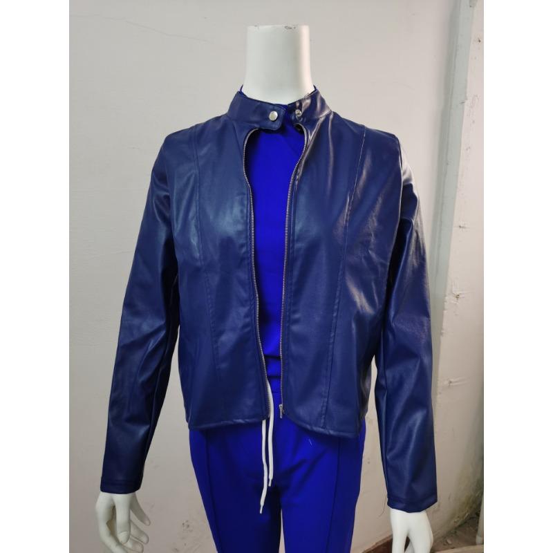 Autumn and winter fashion leather suit jacket women, urban beauty high-end temperament long-sleeved ladies jacket jacket MJ0087