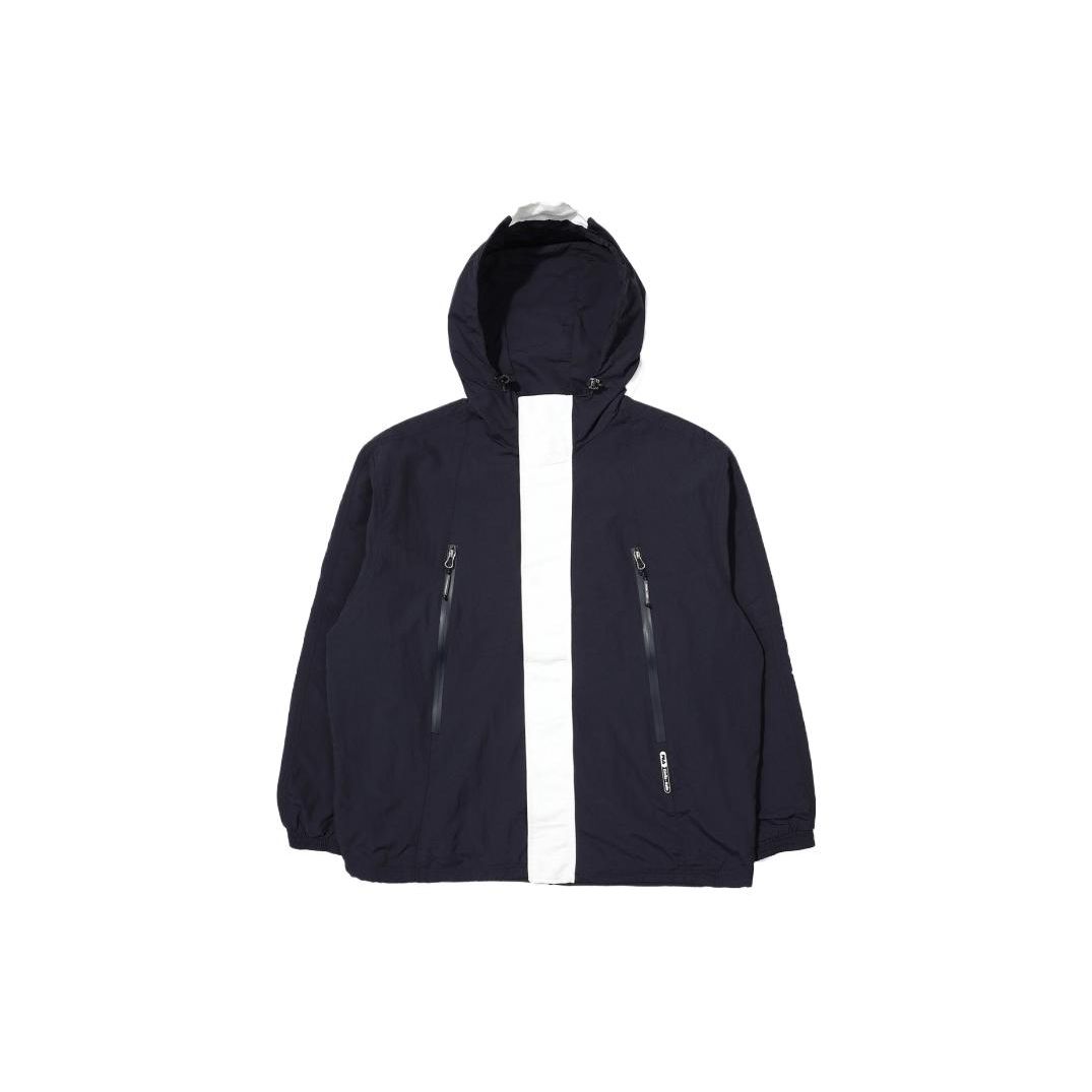 FILA Solid Color Zipper Hooded Long Sleeve Jacket Unisex jackets Dark-Blue FS2JKE1181X-INA XL