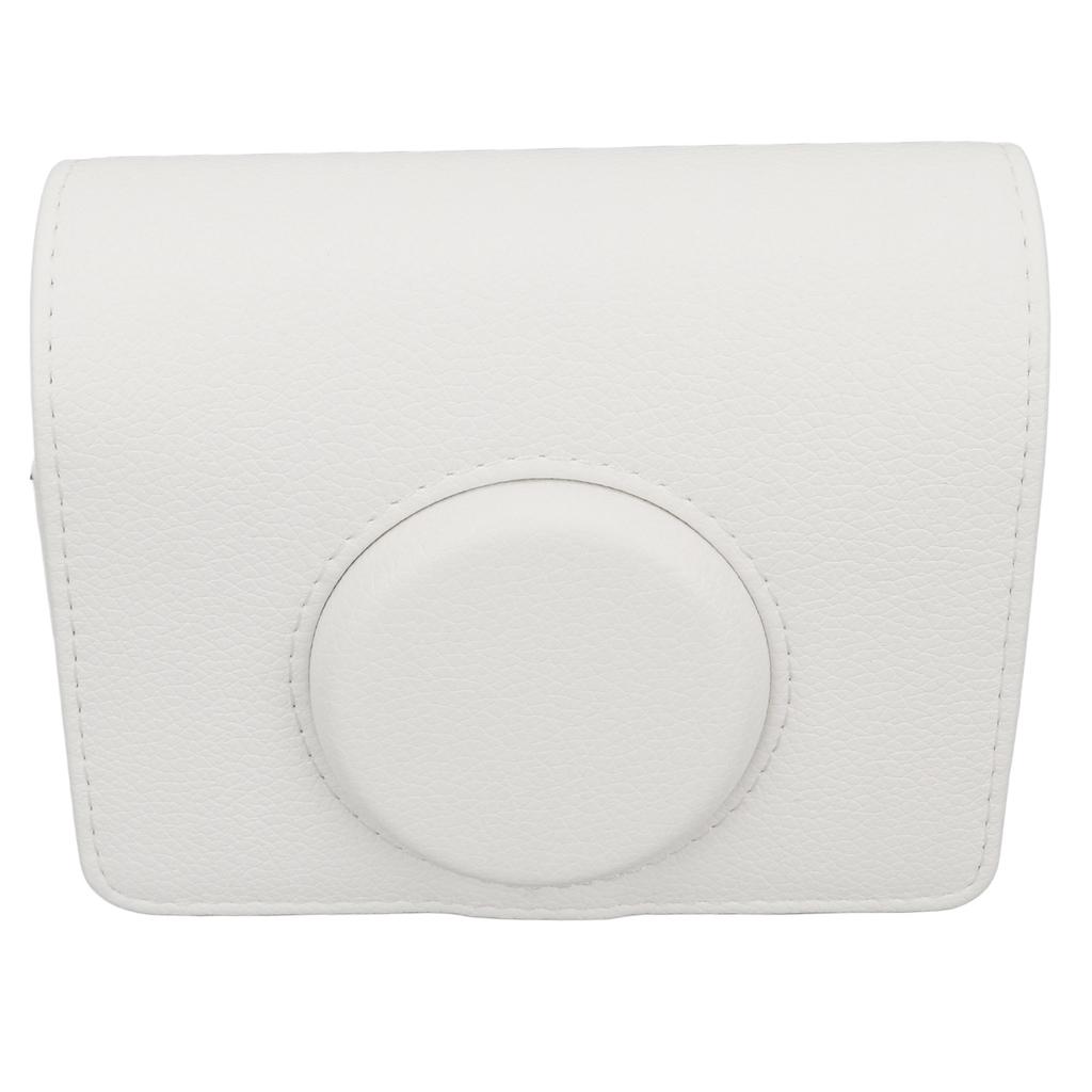 Camera Case Vintage Magnetic Top Scratch Proof with Shoulder Strap Camera PU Leather Bag for