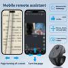 Wireless Bluetooth Page Turner Mini Automatic Page Ring Remote Control for iPhone for Android for iPad for Kindle Controller