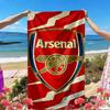 Arsenal F.C Print Beach Towel, Versatile Lightweight Absorbent Beach Towel for Pool Surf Yoga Bathroom, Perfect Birthday Holiday Gift