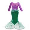 Little Mermaid Dress Princess Cosplay Costume Fish Beauty Birthday Party Halloween Clothing Mermaid Dress For Girl