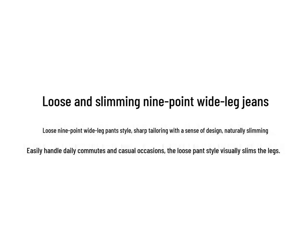 SOFSIL Women's High-Waist Wide-Leg Cropped Jeans