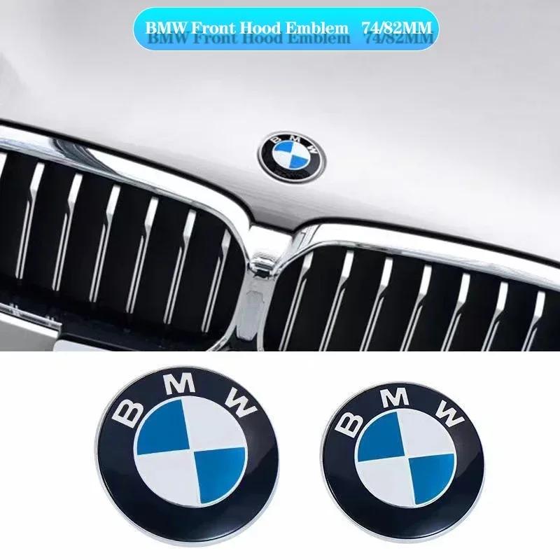 2026 Hot 1Pcs 74/82mm Auto Car Styling Emblem Badge Front Rear Trunk Logo Sticker For BMW E46 E39 E38 E90 E60 F10 F30 Z3 Z4 X3 X5 X6 CVB2