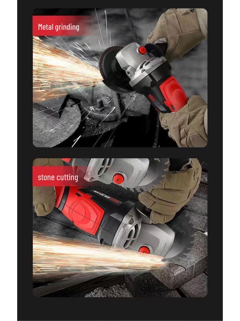 High-Power Brushless Rechargeable Lithium Angle Grinder & Multi-Functional Tool