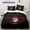 Juego de Edredón Ropa de Cama Atleti Funda de Edredón Funda de Almohada Decoración del Hogar Regalo de Cumpleaños (1 * funda nórdica + 2 * fundas de almohada, sin núcleo)
