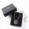 Excellent CHANEL Necklace MADEMOISELLE Rhinestone COCO Mark Gold Women Y22X Used