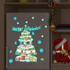 Glow In The Dark Christmas Stickers Blue Luminous Holiday Decorations Window Cling Glow In The Dark Christmas Decorations For