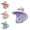 Sun Women Summer Hat Large Brim Protection Cap Detachable Breathable Travel Mesh