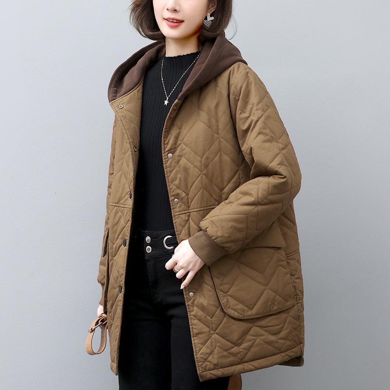 

Thick Hooded Cotton Coat XXL (135-145 lbs recommended) кавовий