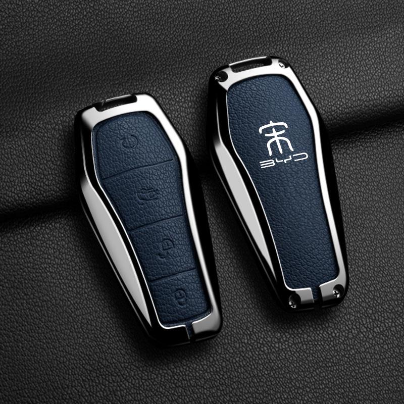

2022 BYD Song and Han Key Case: Thousand Mountains Green Car Key Bag with Metal Shell and Buckle. Custom Contact Customer Service