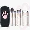 Ainochi Makeup Brush Ainochi White Cat Series Makeup Brush Set Of 10