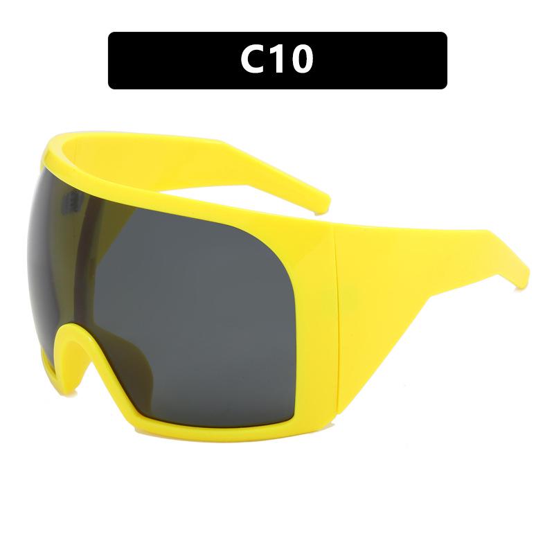 Futuristische Übergroße Einteilige Punk-Brille Sonnenbrille