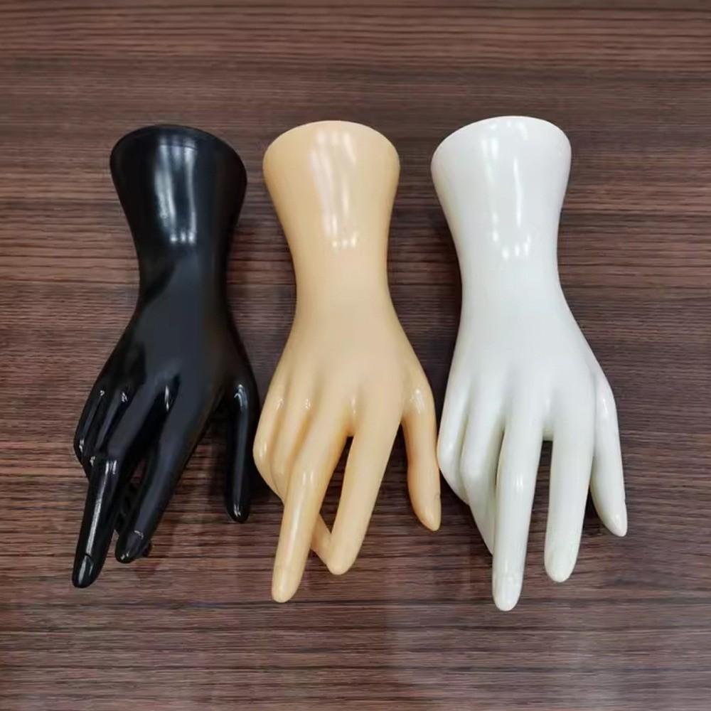 Supporto Display Braccialetto Orologio Bianco/Nero Manichino Mano in Plastica Nuova Mano Modello Display Gioielli